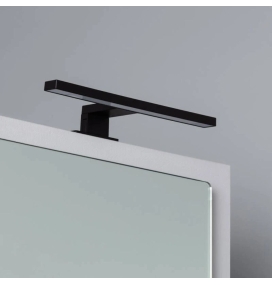 Aplique led para espejo Nora 5W negro 30cm 4000K o 6000K
