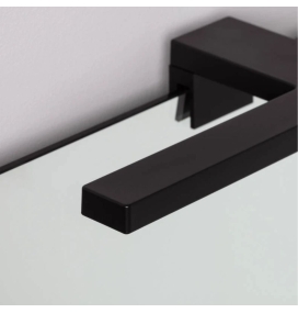 Aplique led para espejo Nora 5W negro 30cm 4000K o 6000K