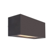 Aplique de pared exterior Mantra Utah 1LxE27 IP65 gris oscuro