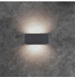 Aplique de pared exterior Mantra Utah 1LxE27 IP65 gris oscuro