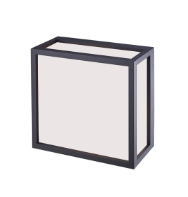 Plafón de techo exterior exterior Mantra Utah 1LxE27 IP65 gris oscuro