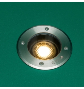 Aplique de suelo exterior led Faro Geiser 80 IP67 acero inoxidable
