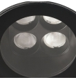 Aplique de suelo exterior led Faro Tras 4L 8W 3000K IP67 negro