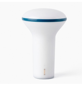 Lámpara de mesa led con batería recargable Faro Buddy 3W 2700K 3 intensidades blanco yazul