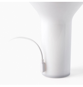 Lámpara de mesa led con batería recargable Faro Buddy 3W 2700K 3 intensidades blanco yazul