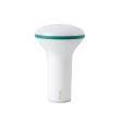 Lámpara de mesa led con batería recargable Faro Buddy 3W 2700K 3 intensidades blanco y verde