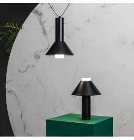 Lámpara portátil de mesa led Faro Fuji 1,5W 2700K 3 intensidades negro