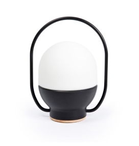 Lámpara portátil de mesa led Faro Take Away 1,5W 2700K 3 intensidades blanca y negra