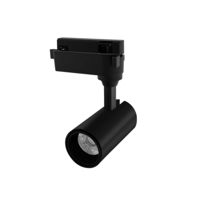 Foco de carril led monofásico 12W CCT negro