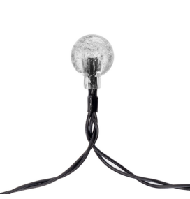 Guirnalda led solar bolas transparentes 12m RGB