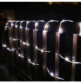 Tira de tubo led solar 10m 6500K