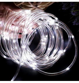 Tira de tubo led solar 10m 6500K