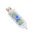 Guirnalda de luces led con conexión USB, mando y luz RGB 10m