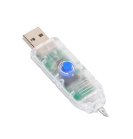 Guirnalda de luces led con conexión USB, mando y luz RGB 10m