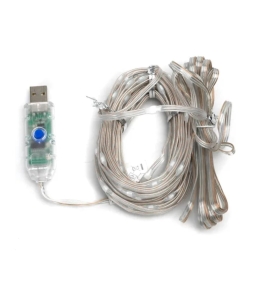 Guirnalda de luces led con conexión USB, mando y luz RGB 10m
