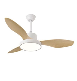Ventilador de techo led Arial 33W Ø122cm blanco y haya