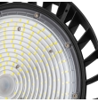 Campana led industrial con selector de potencia (120W, 160W y 200W) chip Philips 6000K dimable negra