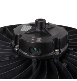 Campana led industrial con selector de potencia (120W, 160W y 200W) chip Philips 6000K dimable negra