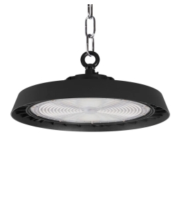 Campana led industrial con selector de potencia (120W, 160W y 200W) chip Philips 6000K dimable negra