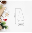 Pack de 2 árboles de Navidad Caferli con luz led 3000K