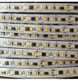 Bobina de tira led Termoretráctil 230V 17W/m 120Lm/m CRI80 IP65 50M ancho 1,2cm corte 5cm