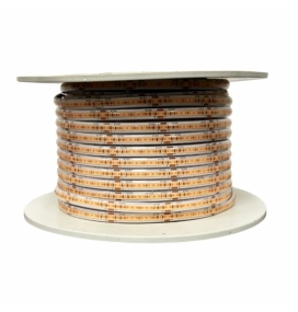 Bobina de tira led COB 230V 20W/m 100Lm/w UV CRI80 IP68 ancho 1cm corte 5cm 50M