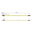 Bobina de tira led COB 230V 20W/m 100Lm/w UV CRI80 IP68 ancho 1cm corte 5cm 50M