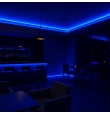 Bobina tira led COB Luz Azul 230V 20W/m 100Lm/w CRI80 IP68 ancho 1cm corte 5cm 50M