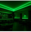 Tira led COB Luz Verde 230V 20W/m 100Lm/w CRI80 IP68 ancho 1cm corte 5cm (precio por metro)