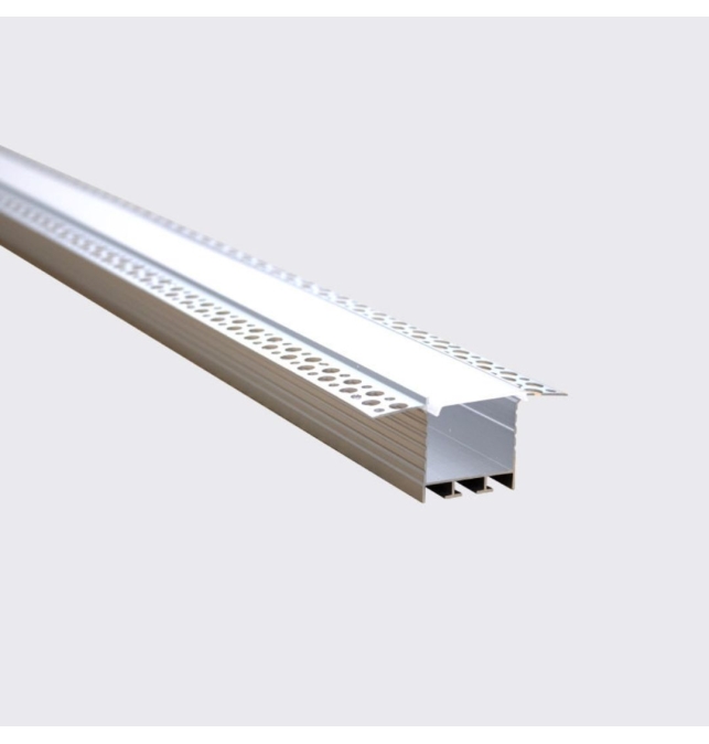 Perfil de empotrar en pladur oculto ancho 34,8x72,1mm 2 metros