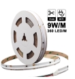 Tira led digital RGB COB 24V 9W/m 360Lm/w IP20 5M