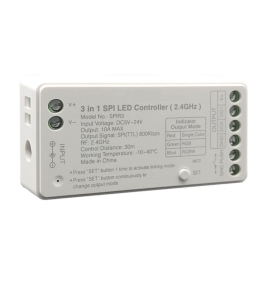 Pack Controlador y Mando para tira led Digital COB RGBIC 24V