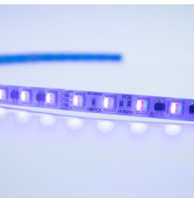 Tira led RGB 220V 14W 490Lm/m IP65 ancho 10mm corte 10cm
