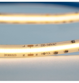 Tira led COB 220V 9W 830Lm/m CRI90 IP65 ancho 10mm corte 5cm