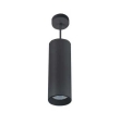 Aplique colgante negro para bombilla led GU10