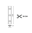 Tira led 220V SMD ultrafina 6,5mm 12W/m 950Lm/m CRI80 IP65 corte 10cm