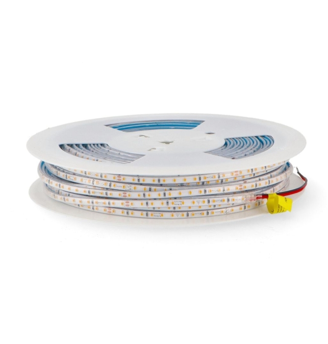 Rollo de Tira led 220V SMD ultrafina 6,5mm 12W/m 950Lm/m CRI80 IP65 corte 10cm 50M