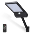 Aplique solar para pared con sensor de movimiento y mando CCT