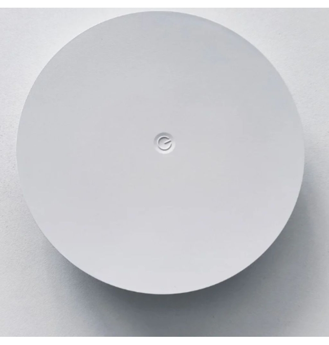 Aplique de pared led recargable superficie redondo 2W con cambio de tono de luz e intensidad