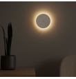 Aplique de pared led recargable superficie redondo 2W con cambio de tono de luz e intensidad