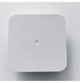 Aplique de pared led recargable superficie cuadrado 2W con cambio de tono de luz e intensidad blanco