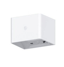 Aplique de pared recargable USB con sensor crepuscular y de movimiento CCT luz hacia arriba y hacia abajo blanco