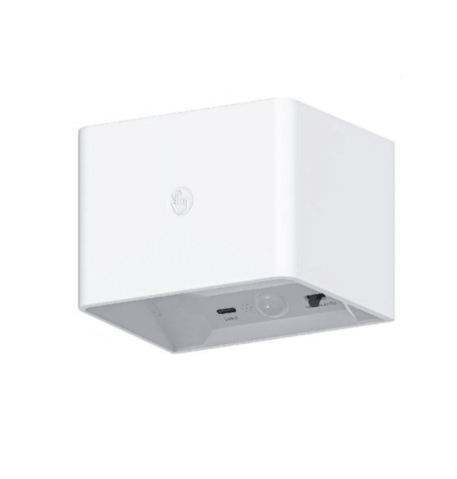 Aplique de pared recargable USB con sensor crepuscular y de movimiento CCT luz hacia arriba y hacia abajo blanco