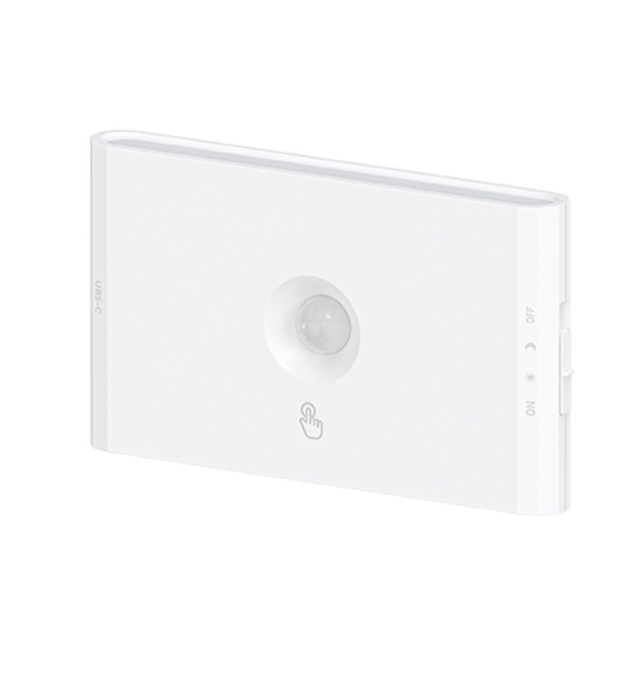 Aplique de pared recargable USB regulable en tono de luz CCT con sensor movimiento