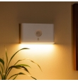 Aplique de pared recargable USB regulable en tono de luz CCT con sensor movimiento