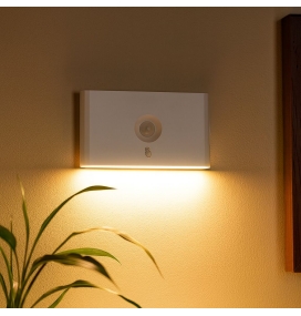 Aplique de pared recargable USB regulable en tono de luz CCT con sensor movimiento