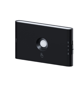 Aplique de pared recargable USB regulable en tono de luz CCT con sensor movimiento negro