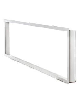 Marco aluminio para poner en superficie panel de empotrar de 120x30cm