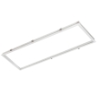 Marco aluminio para poner en superficie panel de empotrar de 120x30cm
