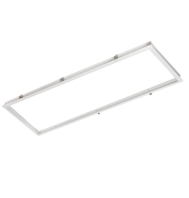 Marco aluminio para poner en superficie panel de empotrar de 120x30cm